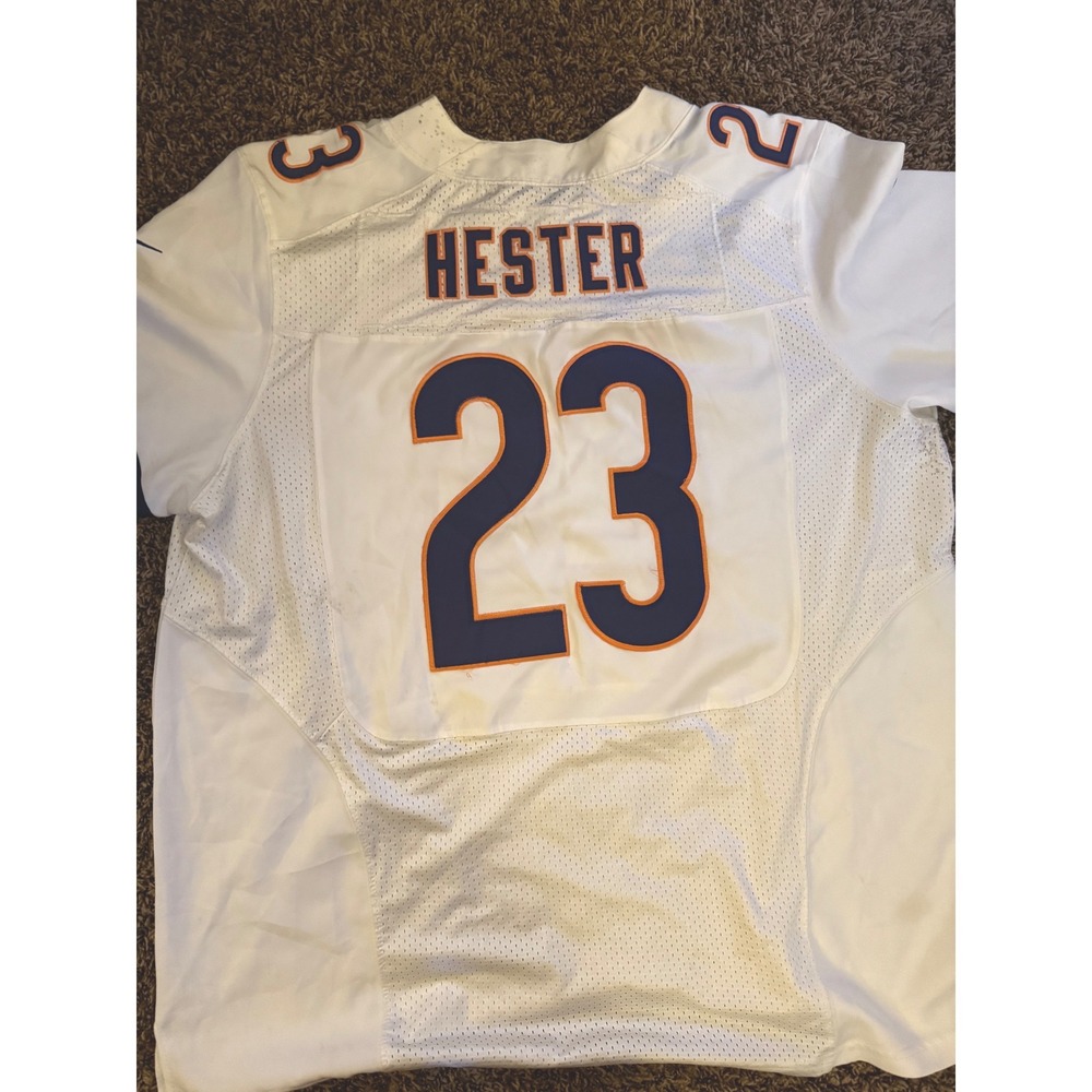 Nike Chicago Bears Devin Hester Embroidered NFL Jersey White Mens 52 Large XL